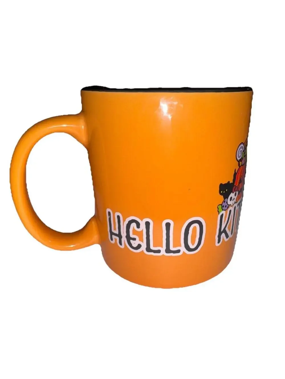 Hello Kitty Pirate Trick or Treat Halloween Coffee Mug Candy Corn Pumpkin